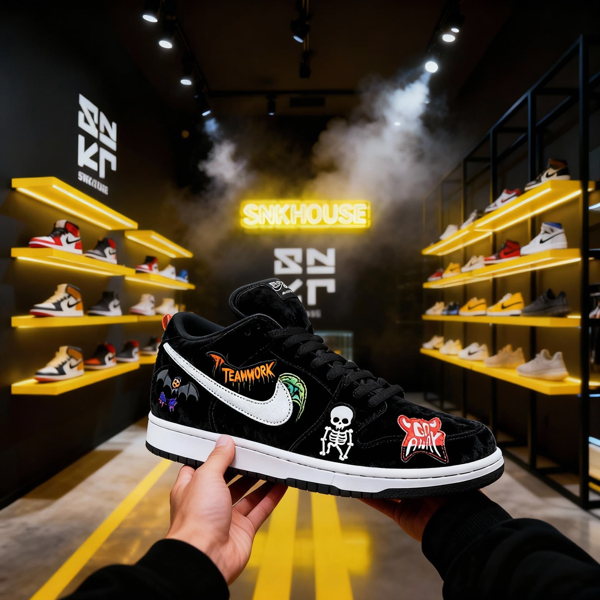 Neckface x Nike SB Dunk Low "Halloween"