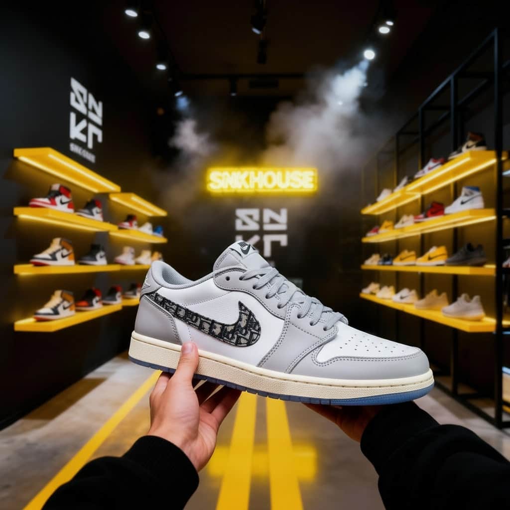 Nike Air Jordan 1 Low x Dior "Grey"