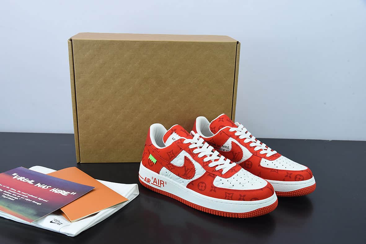 Nike Air Force 1 Low x Louis Vuitton x Off-White "Red"